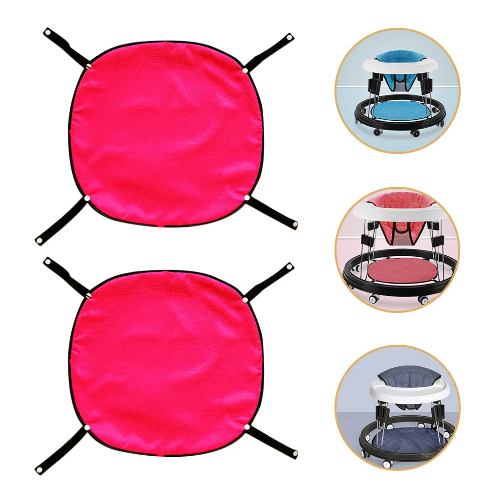 

2pcs Baby Foot Pad Soft Durable Washable For Infant Stroller Newborn Gift Idea Walker Feet Support Baby Foot Cushion For Walker