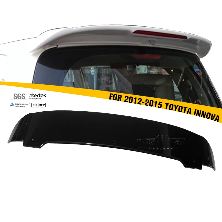 

For Car Spoilers Factory ABS Plastic Original Type Back Rear Roof Spoiler With LED for Toyota Innova 2012 2013 2014 2015