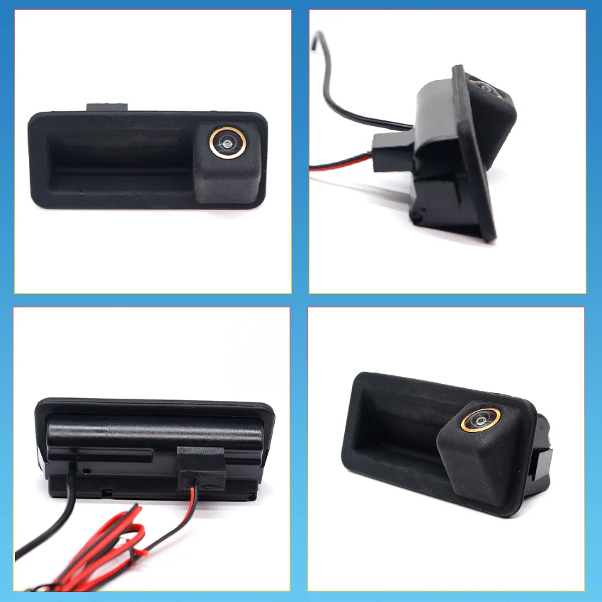CCD Full HD Fisheye Rear View Camera For Ford Focus 2 Sedan C MAX MK1 MK2 2004~2018 Car Trunk Handle Reverse Parking Monitor view 3