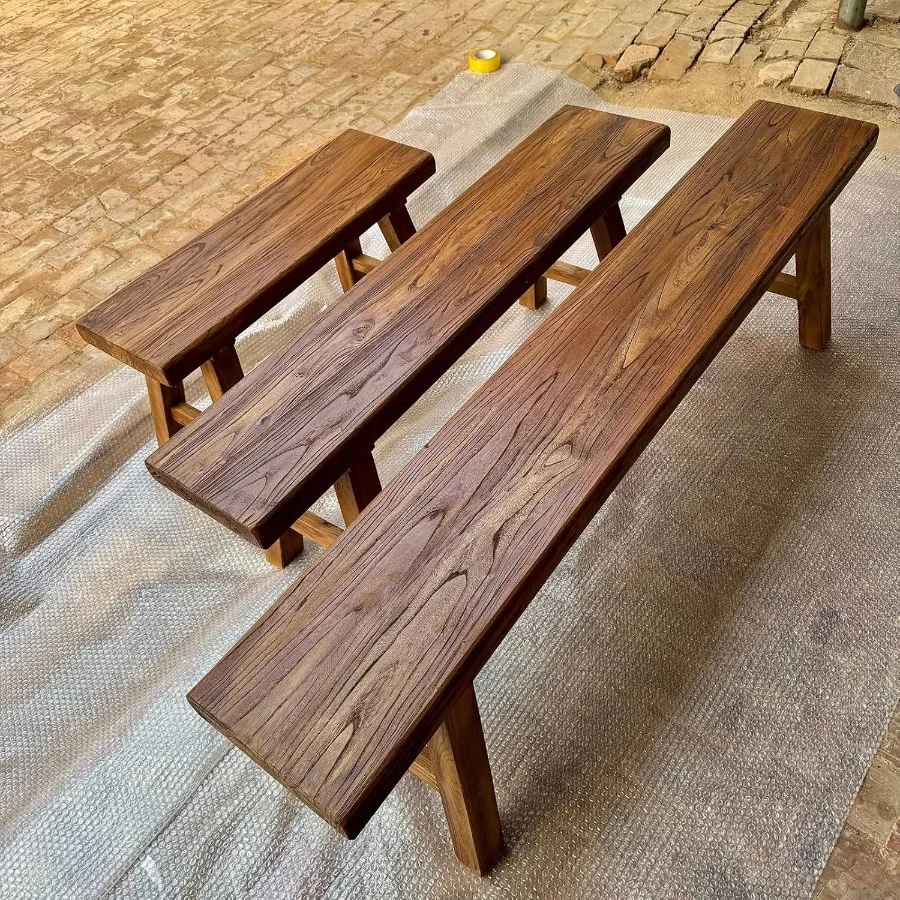 Slim Wooden Bench for Farmhouse Entryway Indoor Use Narrow Long Shoe Storage Stool with Durable and Sturdy Design Ideal for Din