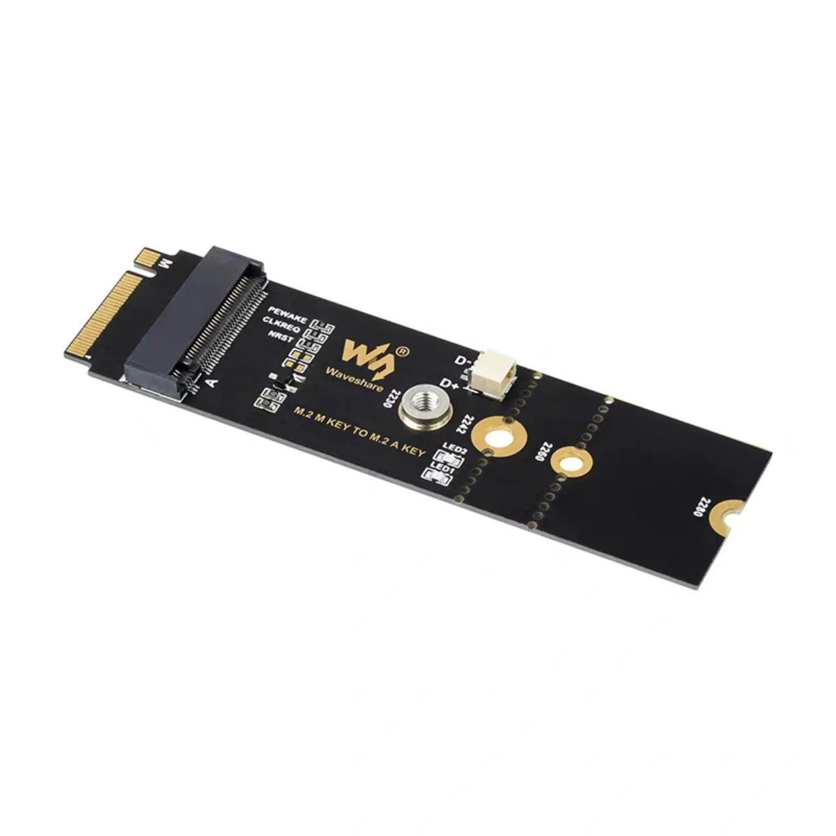 Weixue M.2 M KEY to A KEY interface adapter board only supports PCIE channel USB adapter