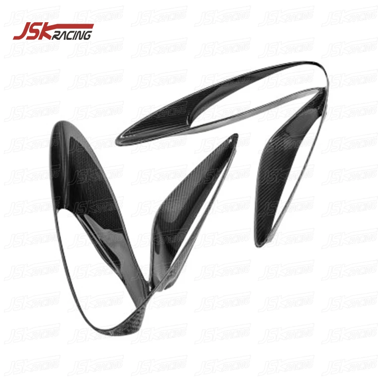 Novit Style Carbon Fiber Headlight Cover  Eyebrow for 2021-2024 Mclaren Artura