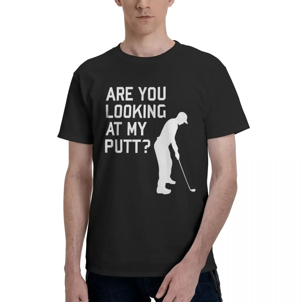 

Are You Looking At My Putt Golfing Oversized Graphic T Shirt Cotton Anime Men Women Man Tee T-Shirt Y2K Clothes Short Sleeve