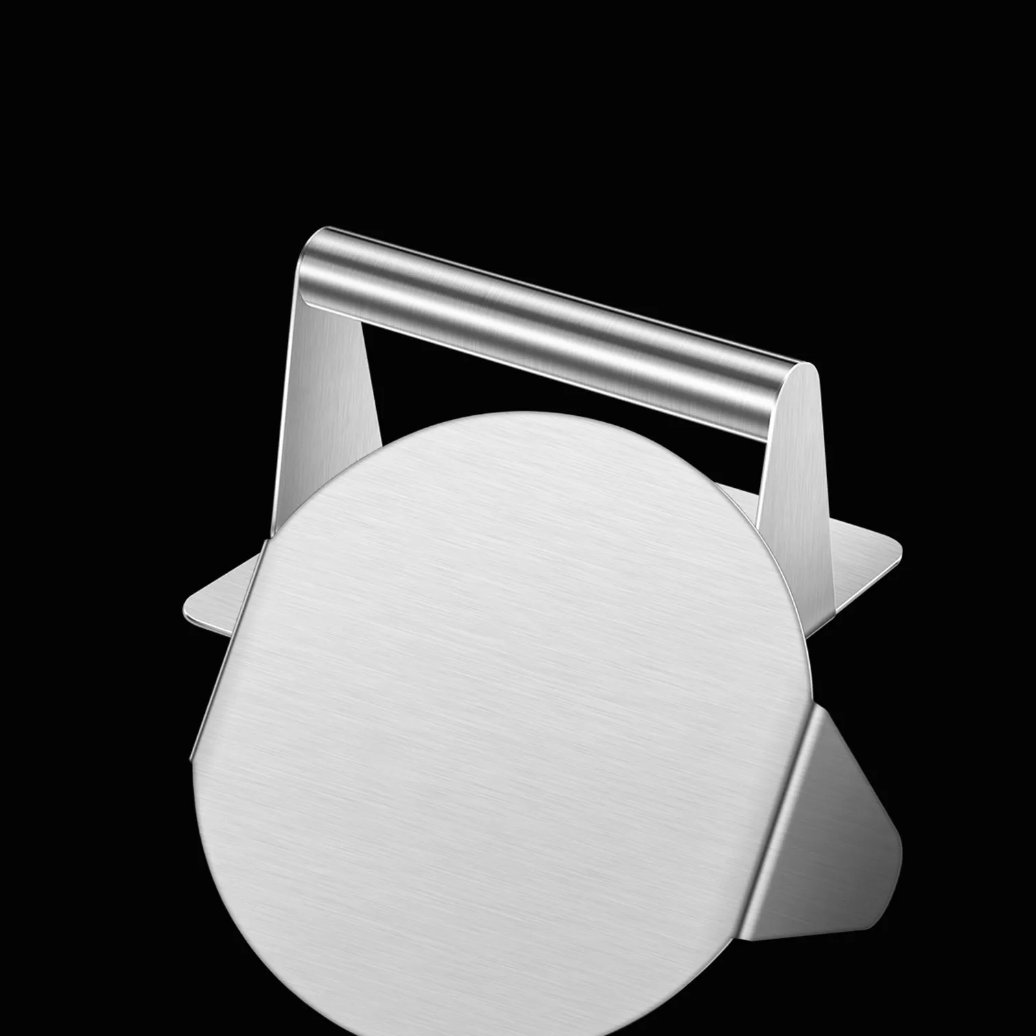 

Minimalist Design 304 Stainless Steel Kitchen Hamburger Press Square and Round Cooking Press Pad Family Steak Frying Tool