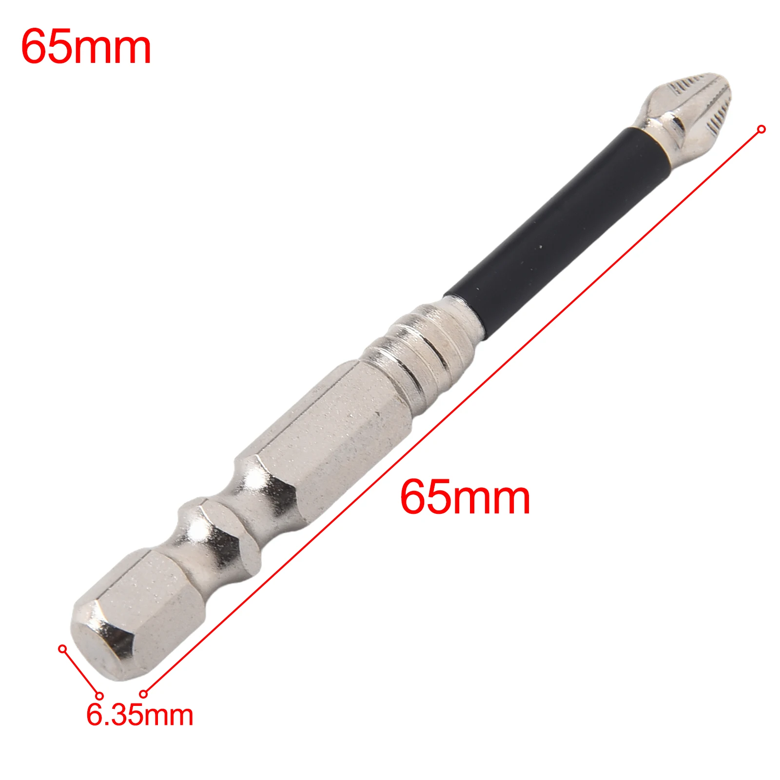 1pcs 25mm-150mm Cross Magnetic Screwdriver Bit Alloy Steel Anti-Slip Long Drill Bits PH2 Hand Tool Anti Slip Cross Screwdriver