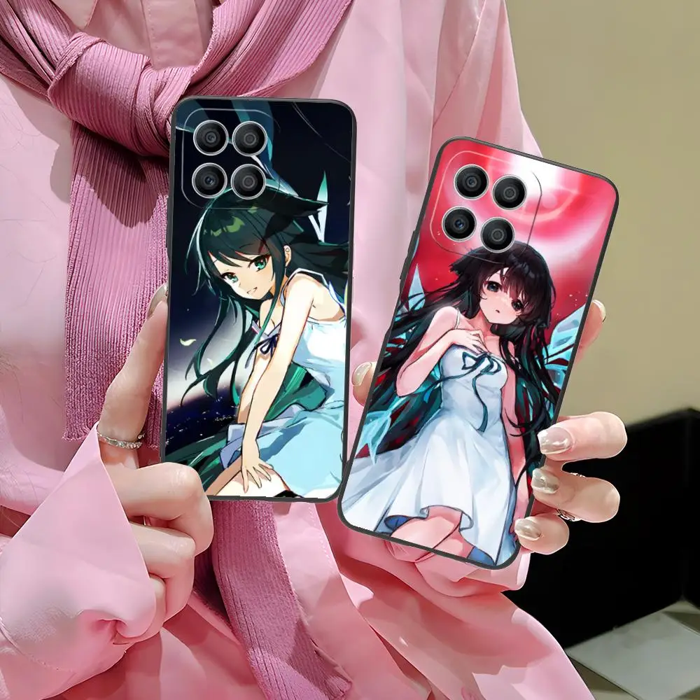 Saya no Uta حافظة هاتف محمول لهاتف Honor 90 80 70 60 50 30 20 10 9 8 7 Pro S SE Lite 5G غطاء طباعة ملون للهاتف الذكي