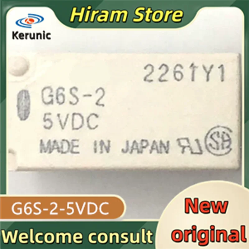 10PCS G6S-2 5VDC New and original G6S-2-5VDC G6S-2-5V G6S