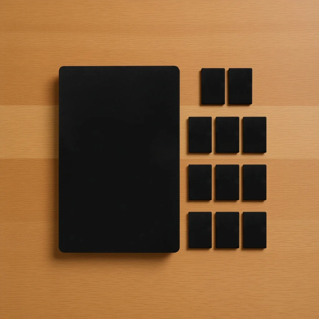 

12pcs Blank Aluminum Business Cards Smooth Flat Diy Nameplate Engraving Blanks For Custom Name Cards Tags Signs