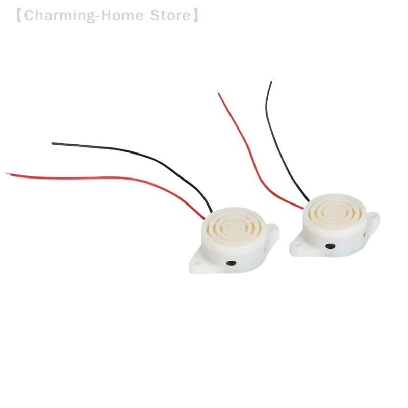 【M】1 قطعة صفارة إلكترونية صفارة إنذار لهجة إنذار قارع الأجراس صوت مستمر DC3v-24v صفارة كهرومغناطيسية SFM-27