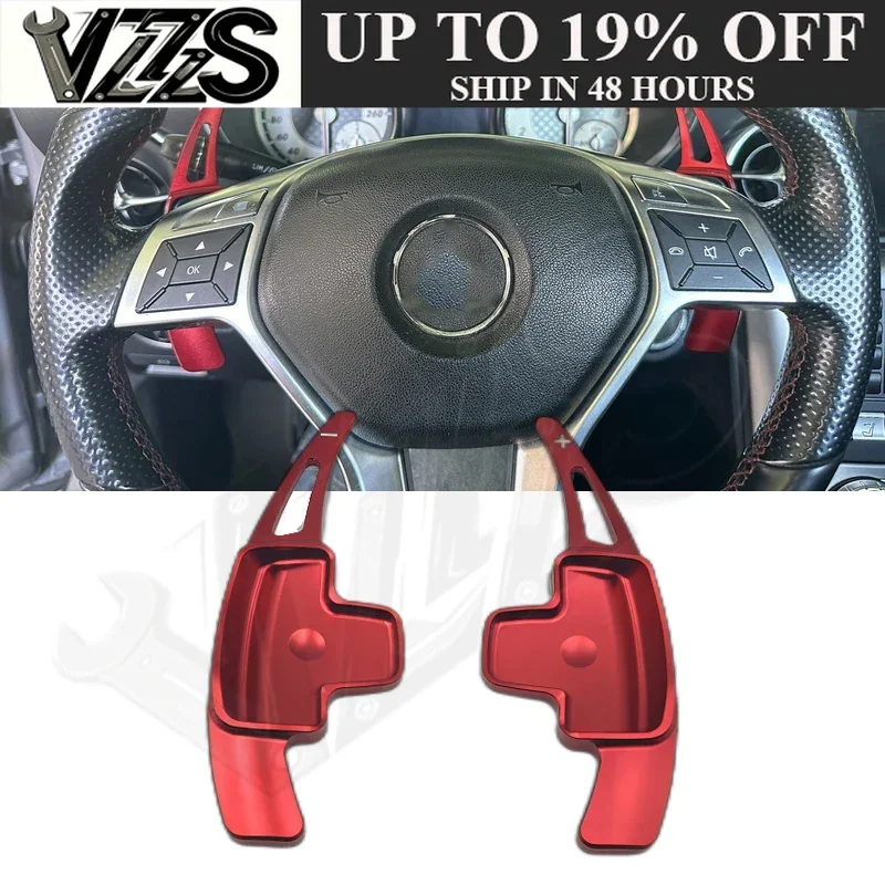 For Mercedes Benz GLK GLA CLS CLA ML SLK ML A B C E-Class 2010 2012 2013 2014 2015 Paddle Shift Extension Pick Alloy Trim