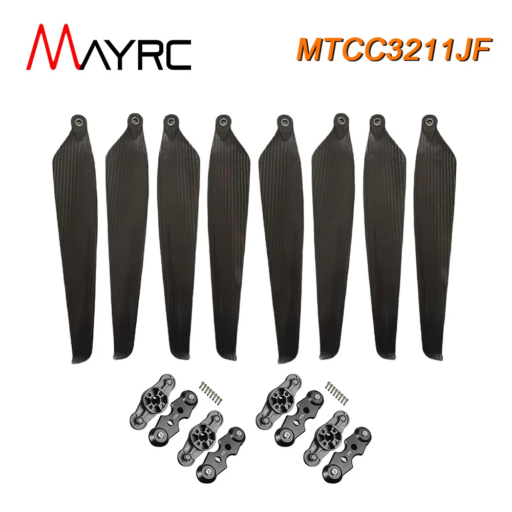 

8Blades MAYRC 3211 CW CCW Blade 32inch Carbon Fiber Propeller Folding Props for JF XAG P20 Agricultural Plant Protection Drone