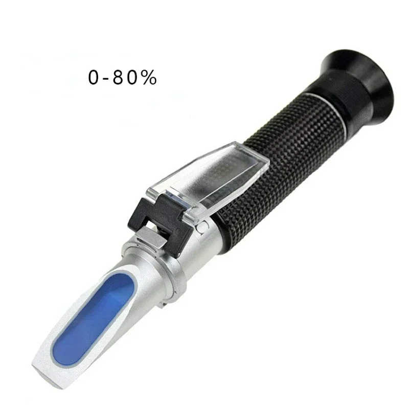 Refractometer Brix Saccharimeter Handheld Grapes Tools 0-32% Sugar Concentration Alcohol Meter Sugar Tester Fruits Densimeter