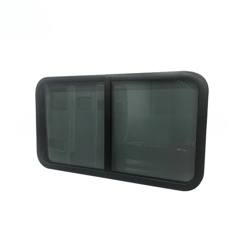 Factory direct sales of RV accessories, tempered glass rounded sliding windows, two-way sliding RV windows