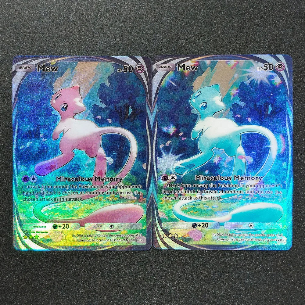 Selbstgemachte TCG Pocket Mega Shine B2b Revavroom Mew Iris Lapras Charizard X Gengar Scizor Slowbro ex Spielkarten-Sammlung Spielzeug