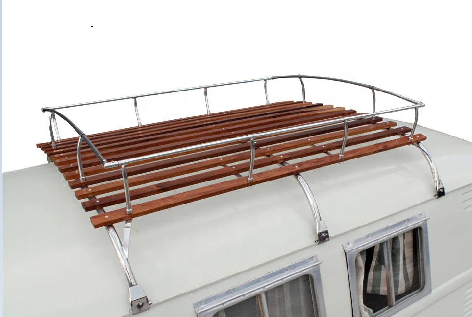 Stainless Steel Westyfalia Roof Rack Compatible with VW Type 2 Bus Splitscreen Baywindow 1950-1979