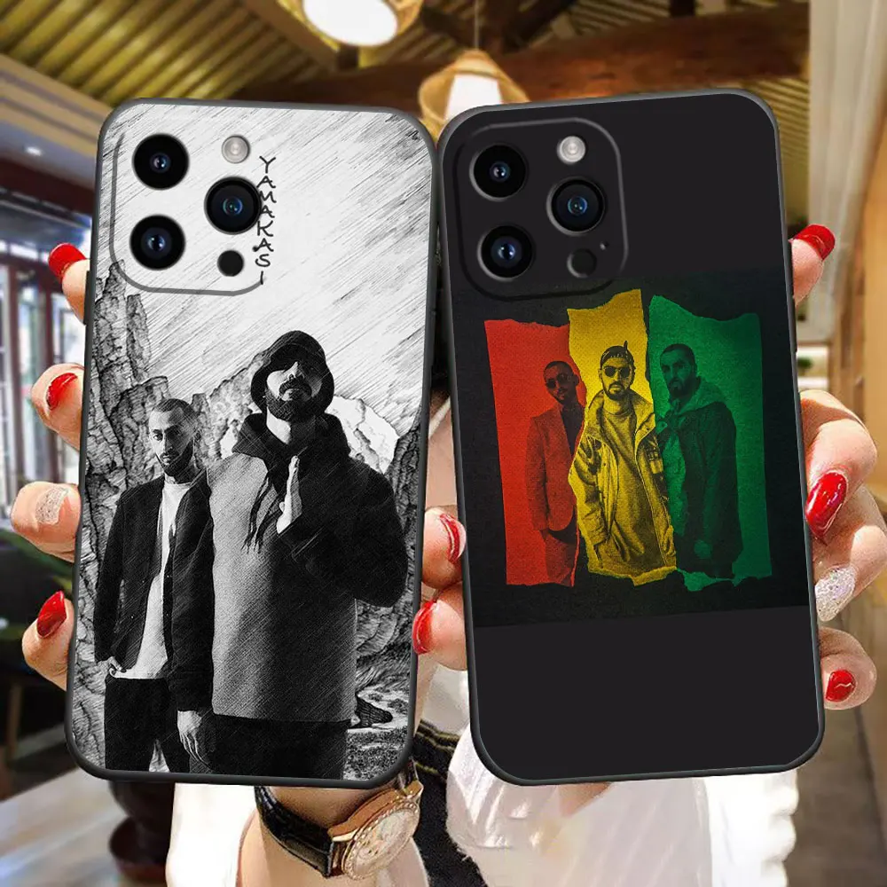 

Hot Hajime MiyaGi Andy Panda Phone Case For iphone 16 15 14 13 12 11 XS Max Mini X SE 8 7 6 5 Black Silicone Case Funda Shell