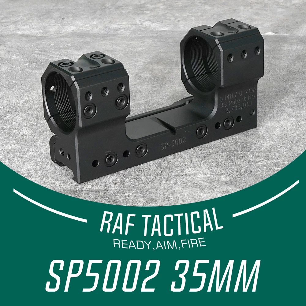 

Tactical Airsoft Riflescope Mount SP5002 1.50" 35mm 0MOA Mount Made by 6061-T6 Aluminum Alloy Original Markings Fit 20mm Rail