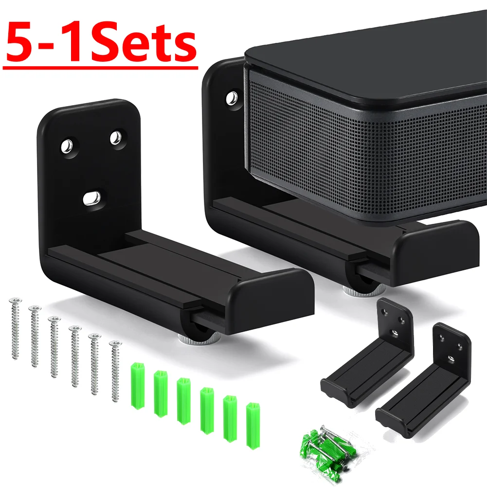 Soundbar-Wandhalterung für die meisten Soundbars, Trockenbau-Soundbar-Wandhalterung, hält bis zu 44 Pfund. Soundbar-Lautsprecher-Wandhalter