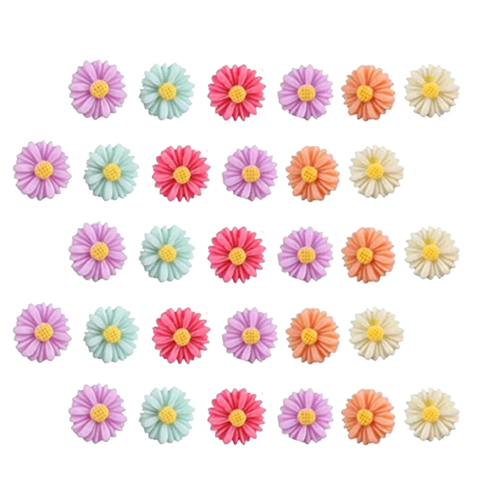 30 Pcs Message Board Pin Portable Flower Pushpins The Flowers Household Posters