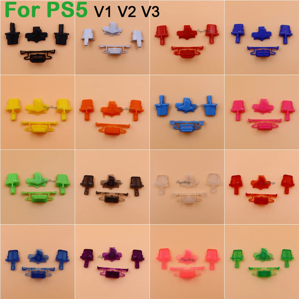

Replacement Middle area small buttons Start option & Select Share & Home PS Button Kit Key For PS5 V1 V2 V3 Controller
