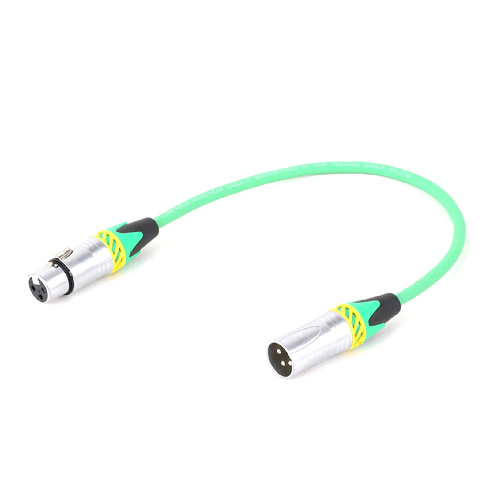 Microphone Cable XLR to XLR Patch Cable, 3Pin XLR Male to Female Mic Colorful Cable Patch Cord with Oxygen-Free Copper 0.3-15M