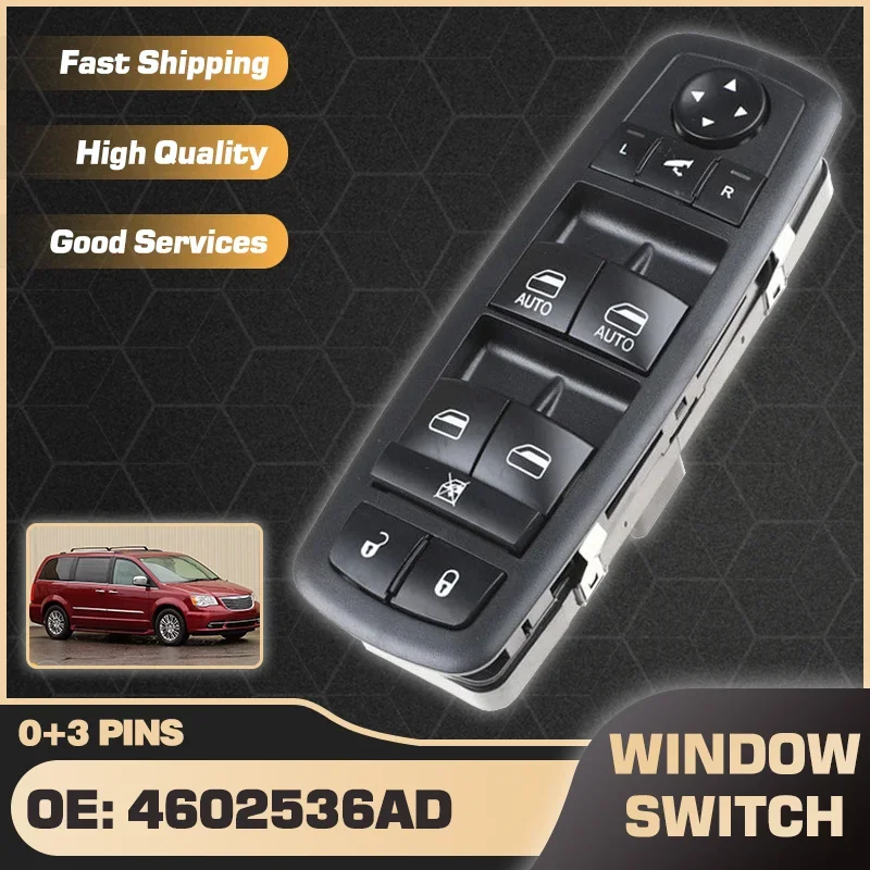 4602536AD Power Window Control Switch Button For Chrysler Town &Country Chrysler Grand Voyager Lancia Grand Voyager 2008-2012