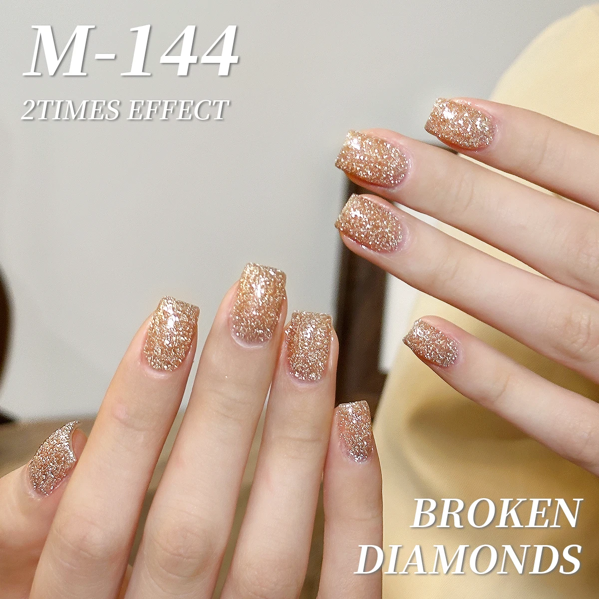 5 peças garrafa cilíndrica pastel 5 cores diamantes --- diamantes leves de água, gel de unha ultra-brilhante, gel de unha diy