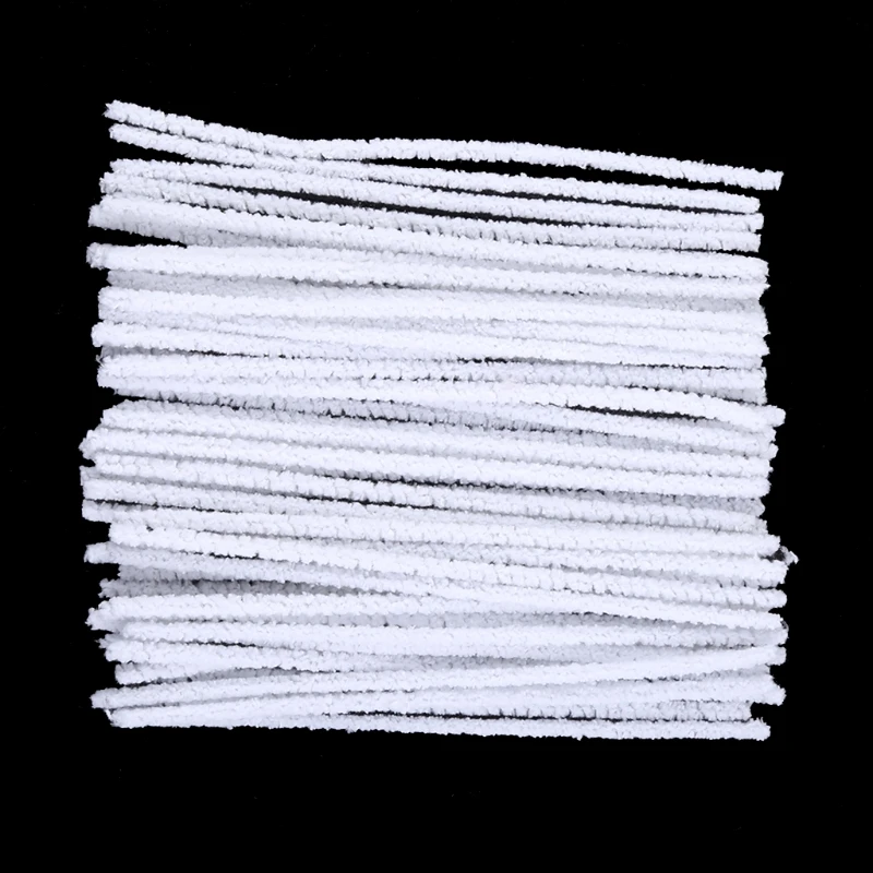 50pcs pack pratique Pipe Cleaner bâtonnet Tiges outil nettoyage Rod