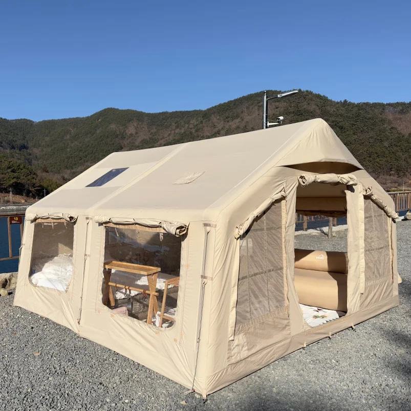 

13.68 Hot Selling Big Size Inflatable Air Cotton Winter Dome Tent for Family Camping