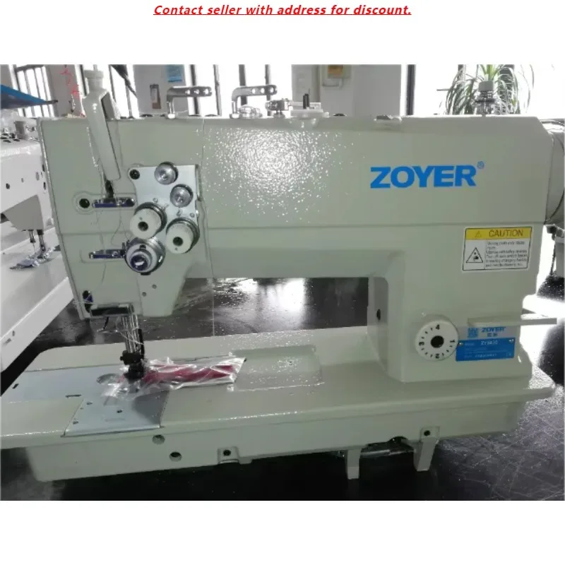 

Hotsell ZOYER ZY8420 Double Needle Lockstitch Sewing Machine 50 Carton Garment White Juki Industrial Sewing Machine Belt Drive