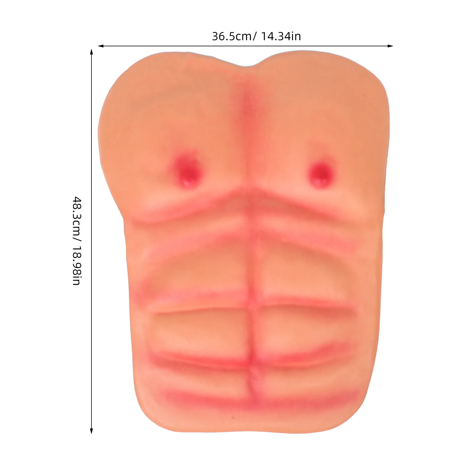 Realistico artificiale finto petto muscolo pelle uomo cosplay prop schiuma muscolare costume festa di Halloween travestimento falso