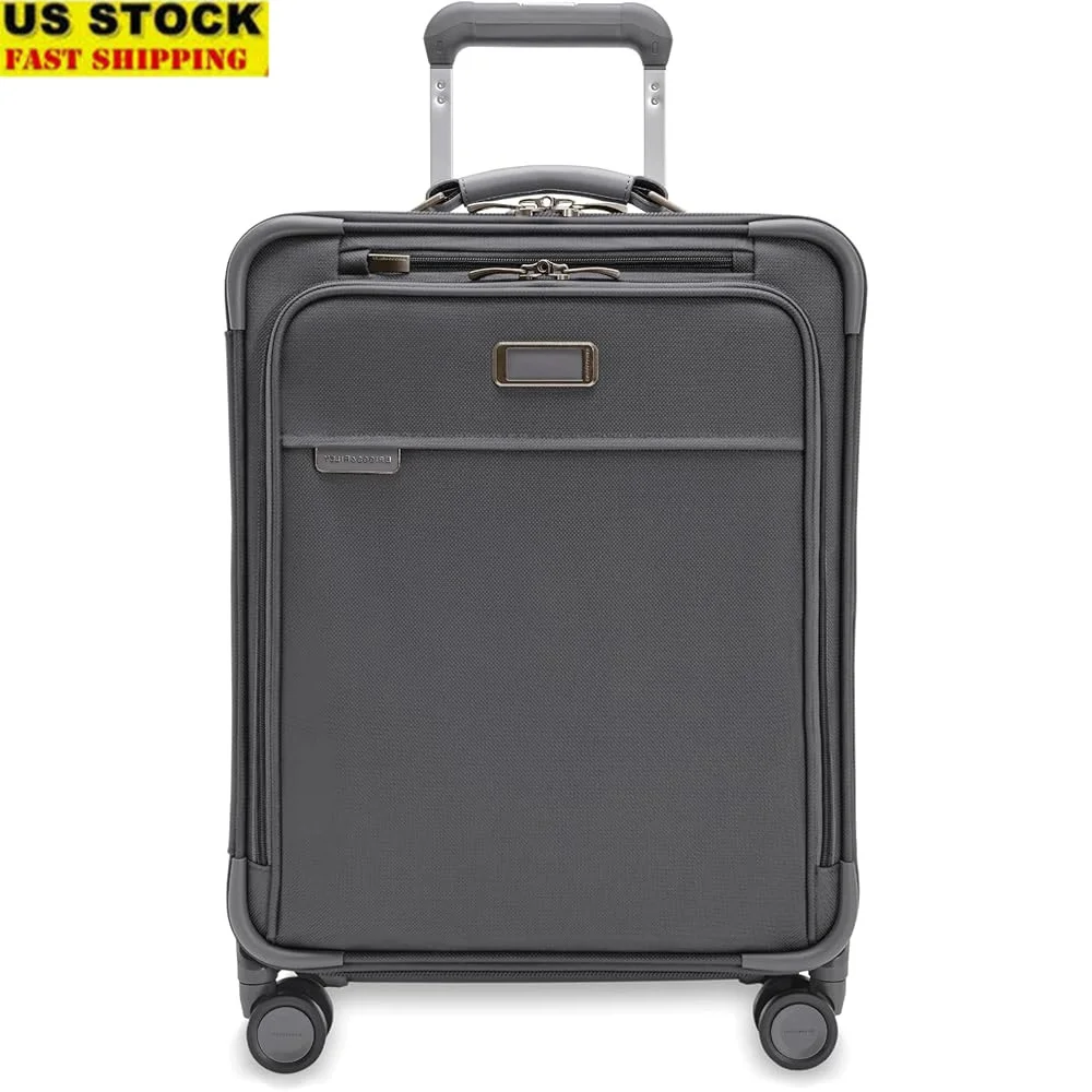 

21" Expandable Spinner Luggage Softside Rolling Bag with 360 Wheels Men Women Travel Suitcases Self-Repairing Durable Storage