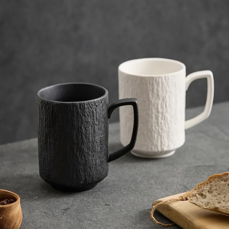 Coffee cup Japanese high-end exquisite light luxury pair of ornaments ceramic cup art mug simple water