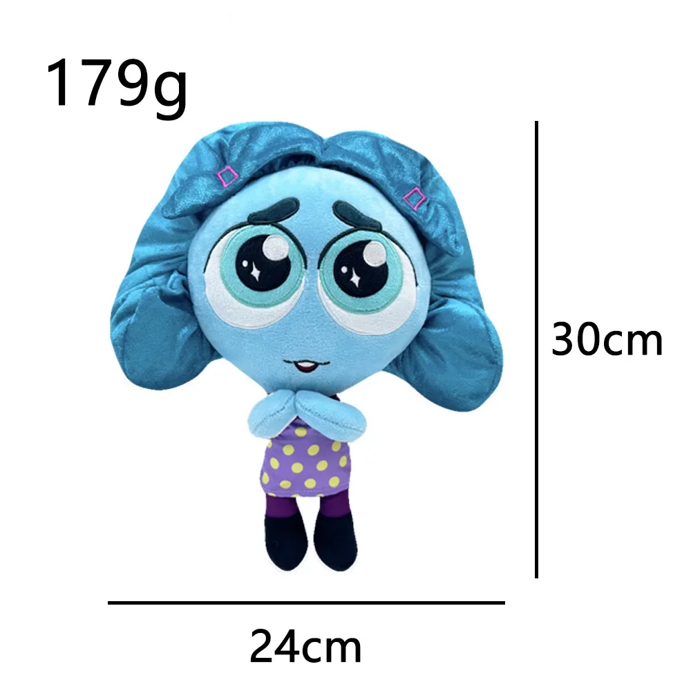 30 cm Disney Inside Out 2 Pluszowe zabawki Lalka Model Disgust Fear Anger Sadness Joy Figurki anime Kawaii Zabawki Dzieci Urodziny Prezenty świąteczne