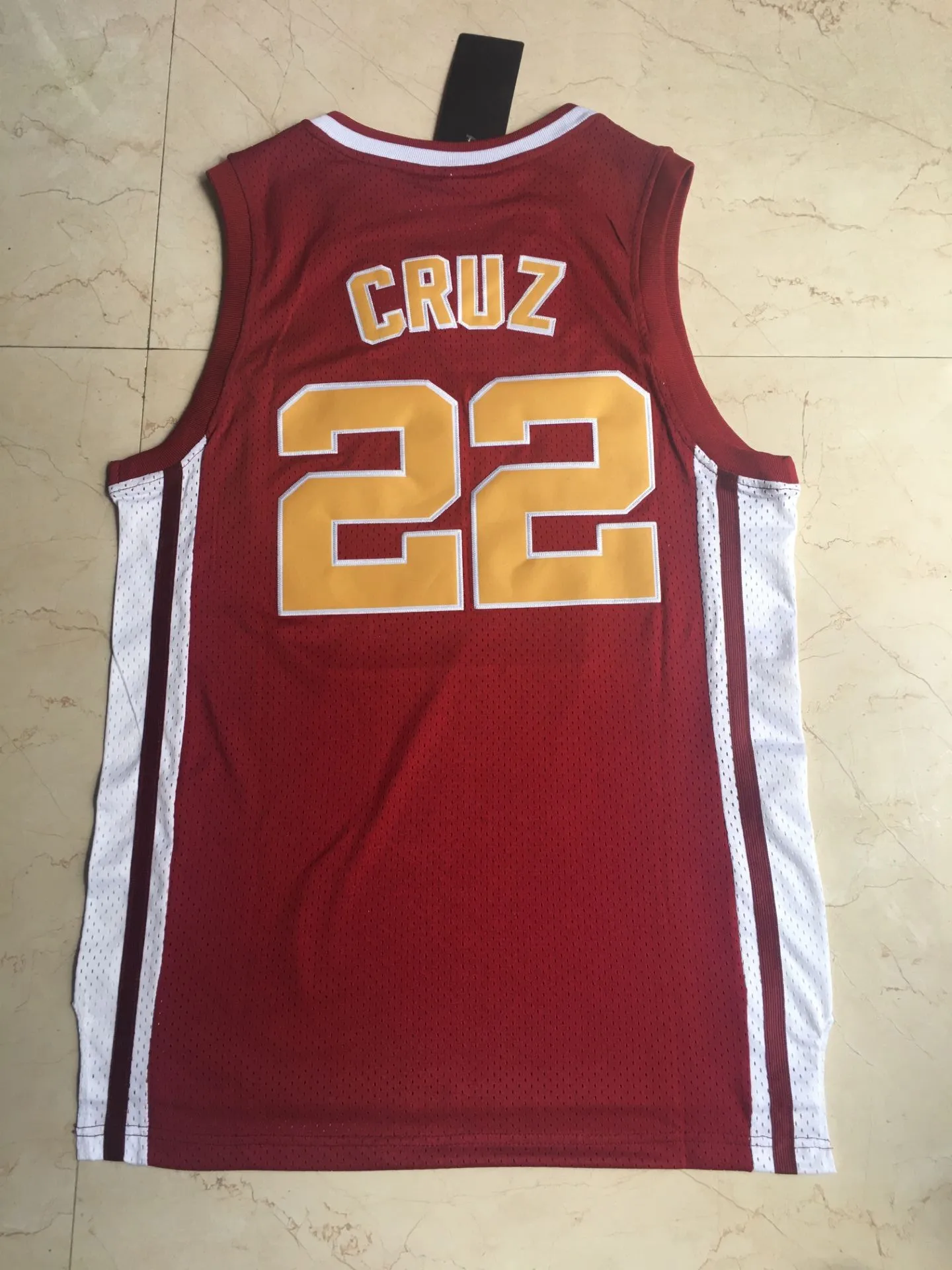 Cheap Timo Cruz Richmond High Carter Movie Basketball #22 Jersey Red Stitch S-2XL