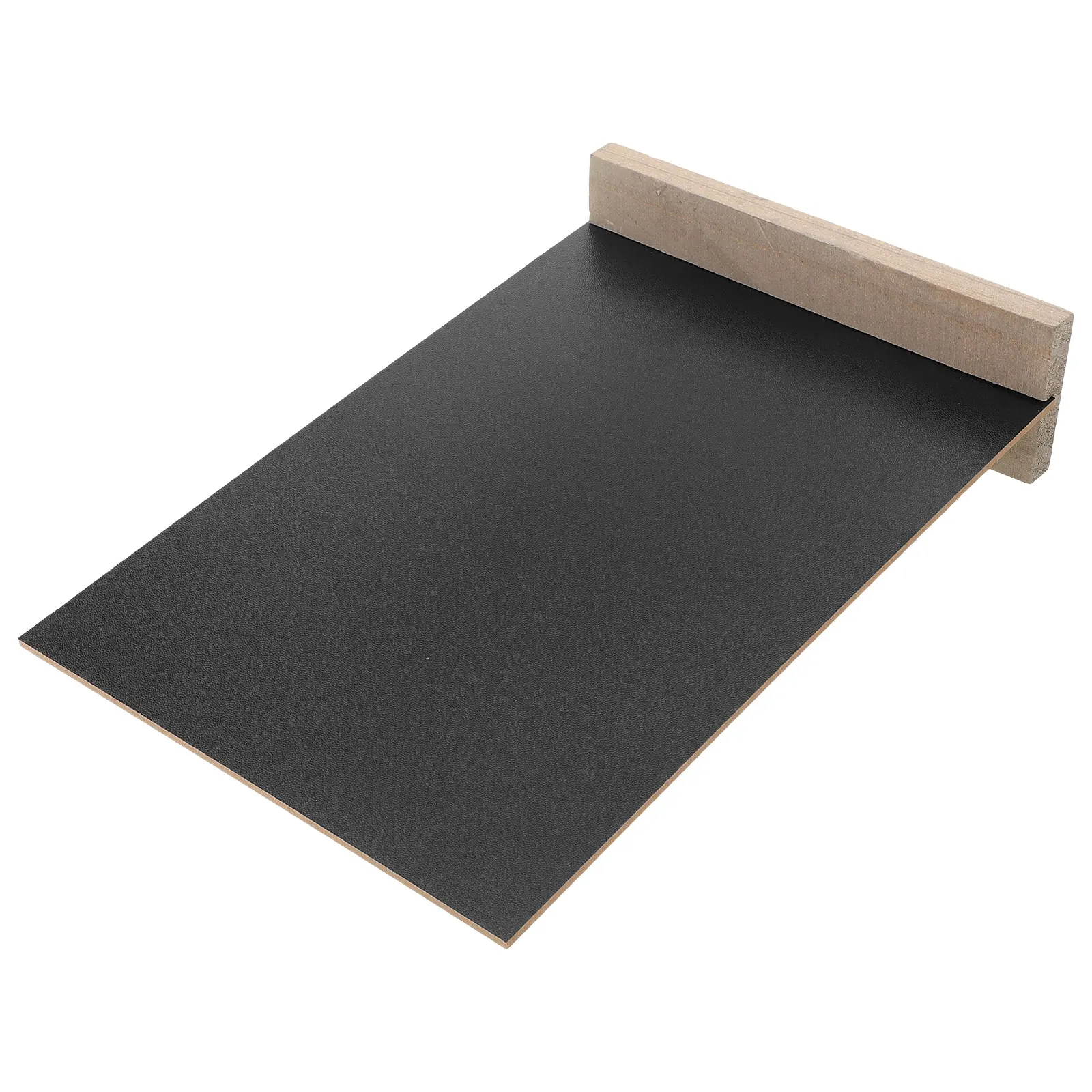 

Whiteboard Small Wooden Blackboard Office Rustic Decor Tabletop Sign Chalk with Stand