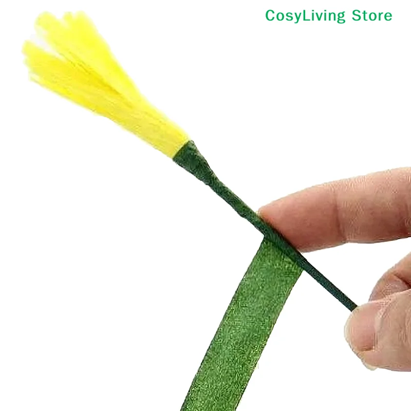1Roll Zelfklevende Bloemvormige Tape Boeket Bloemen Stam Wikkelen Meeldraden Decoratieve Papieren Tape DIY Bloemist Bruiloft Benodigdheden