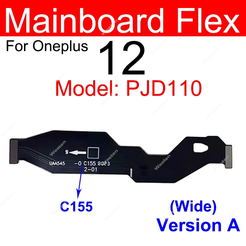 Mainboard LCD Flex For Oneplus 1+ 13 12R 12 11 11R 10 Pro 10R 10T 9RT Motherboard LCD Screen Flex Ribbon Connector Parts