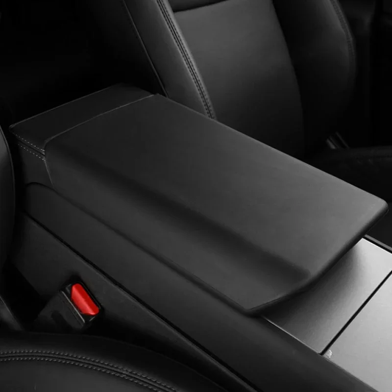 

Car TPE Soft Case Center Console Arm Rest Lid Armrest Cover Accessories for Tesla Model 3 Y