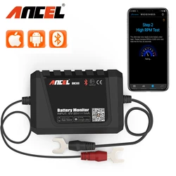 ANCEL BM300 12V Car Battery Tester Auto Car Battery Analyzer Circuit Electrical System OBD2 Scanner Charging Cranking Test