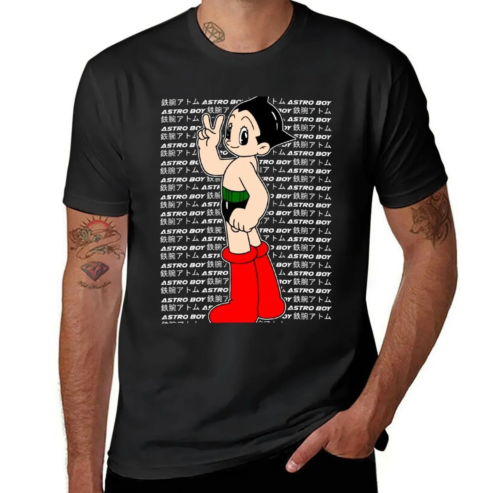 Astro Boy - Mighty Atom (Tetsuwan Atom) T-Shirt shirts graphic tees custom shirt men workout shirt