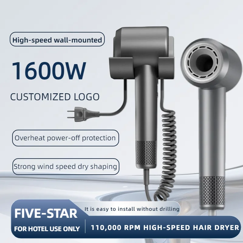 High-Speed Home Hair Dryer with Strong Airflow and Negative Ions Salon-Grade Blowouts