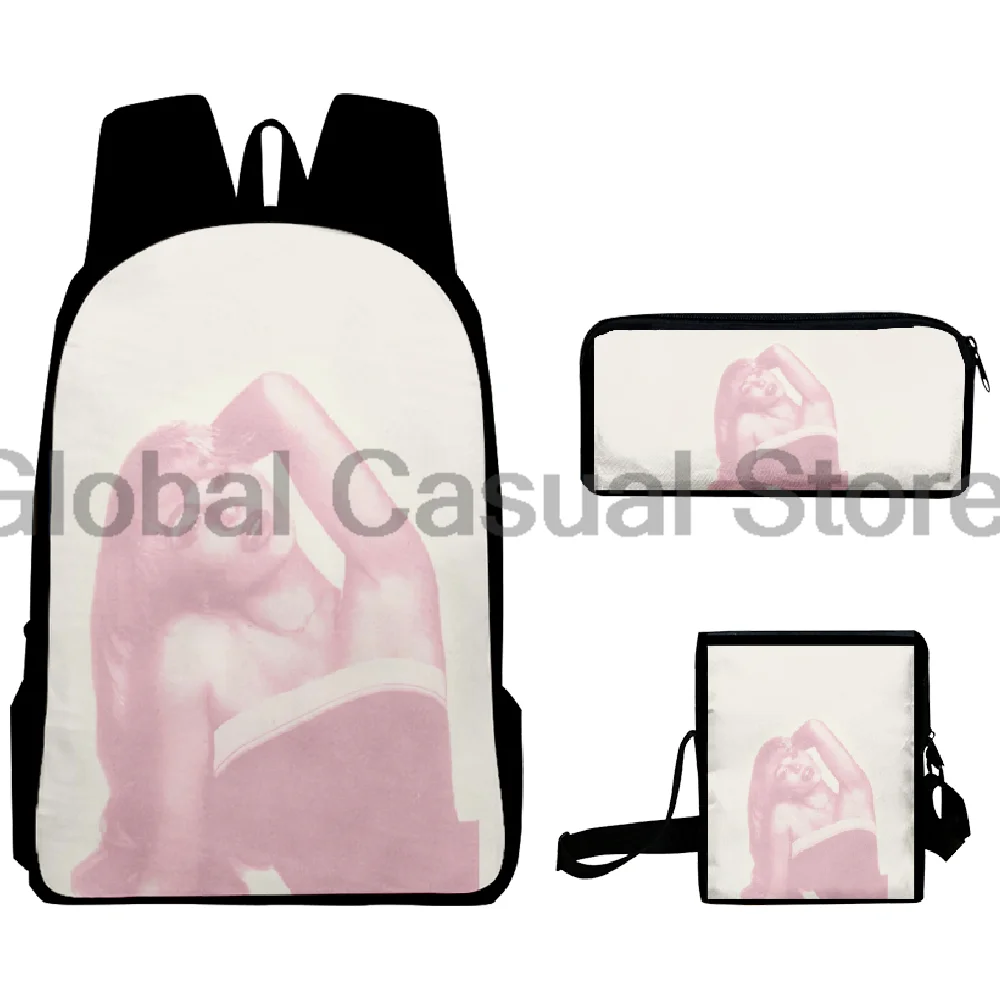 Sabrina Carpenter Merch Can't Relate Backpack 3 Piece Set Rucksack Shoulder Bag Men Women Casual Daypack Fashion Bags