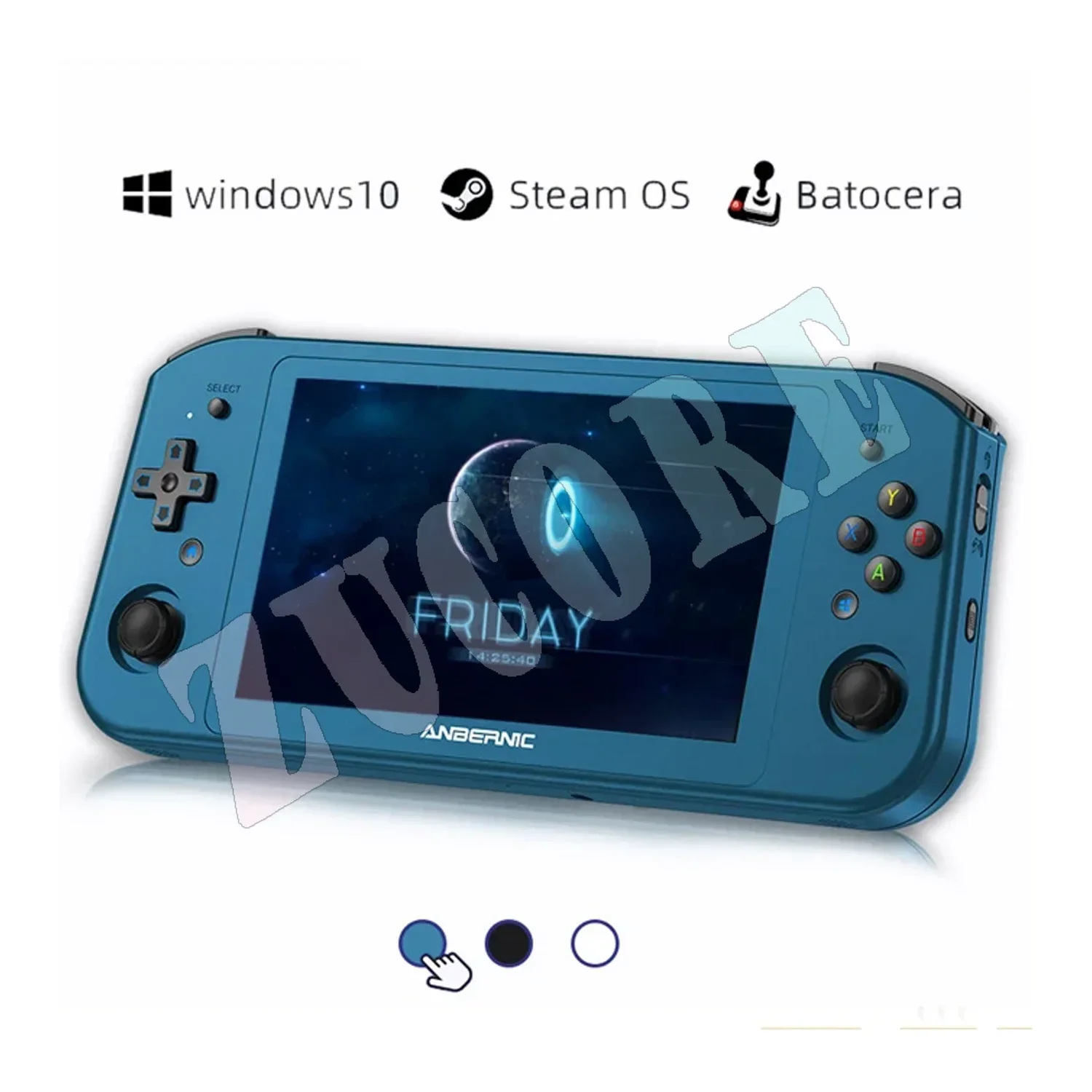 I più venduti Anbernic WIN600 Console di gioco portatile PC portatile Mini laptop da 5,94 pollici con sistema Win10 Steam OS