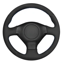 Car Steering Wheel Cover Hand-stitched Black Suede For Subaru Legacy Forester Outback Impreza WRX 2003-2007 Saab 9-2X 2005 2006