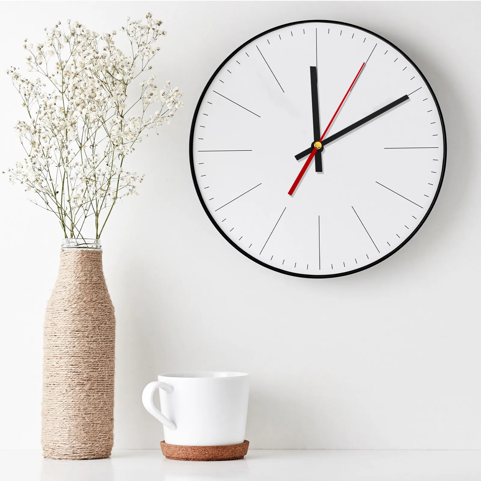 10Sets High-Quality Metal Clock Hands Light Weight Fade-Proof Crafted for DIY Clock Building Repair Replacement Elegant Home