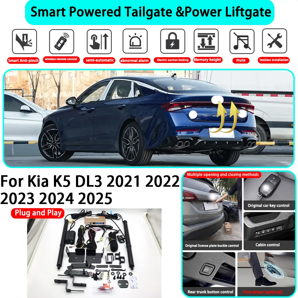 for Kia K5 DL3 2021 2022 2023 2024 2025 OEM Smart Automatic Powered Tailgate Electric Power Tailgate Lift Kit Key Close