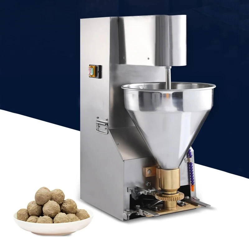 Commercial Meatball Machine 1100W Automatic Fish Beef Meat Balls Forming Making Molding Maker