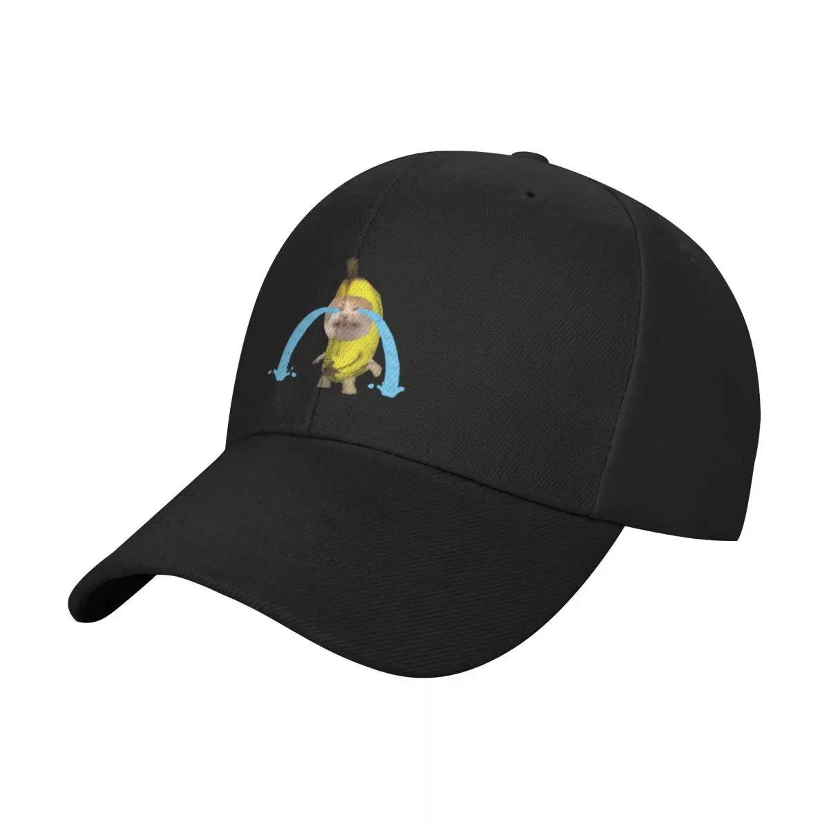 Banana Cat Crying Meme Baseball Cap Sunscreen hiking hat Horse Hat Hood Men Luxury Brand Women's