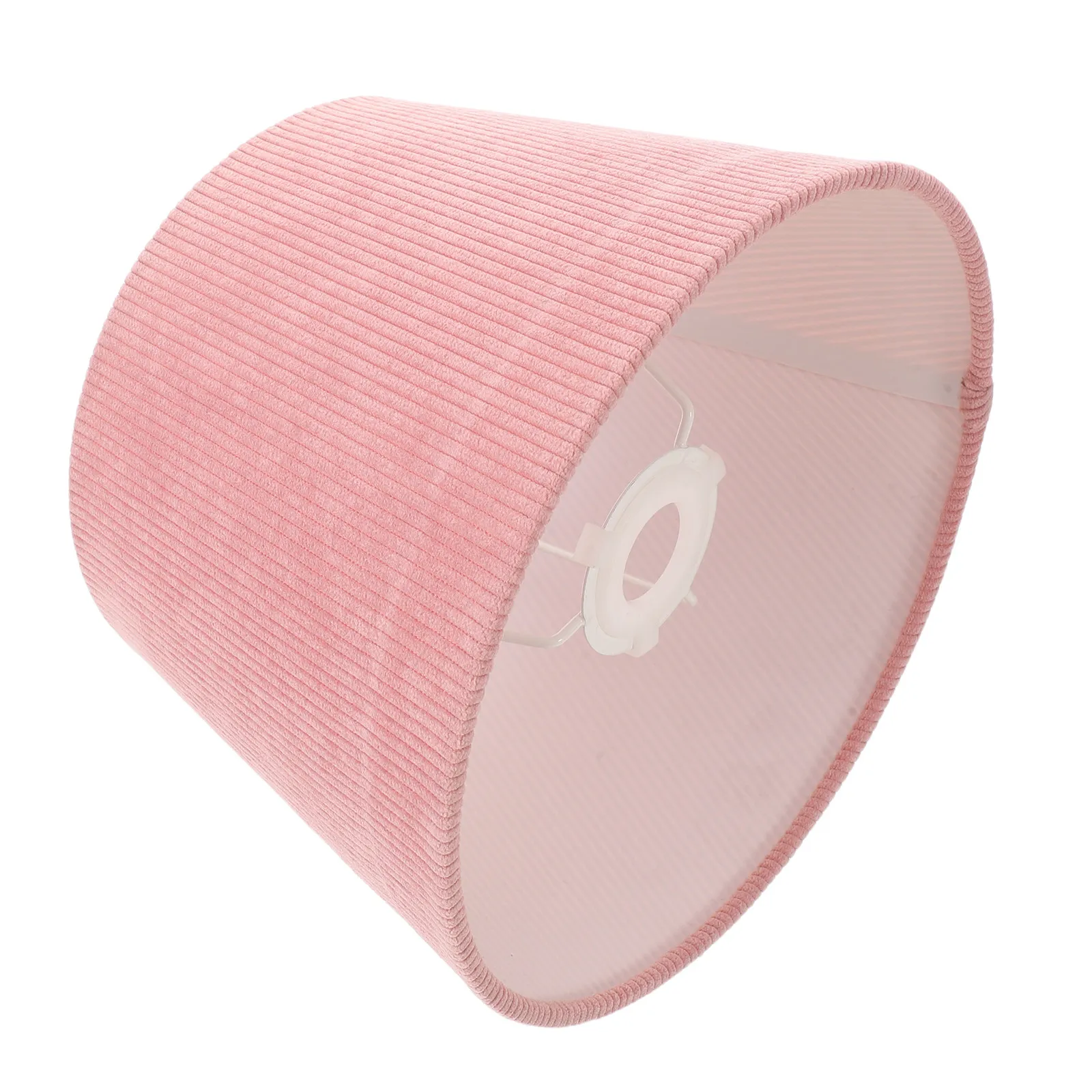 

Pink Fabric Lampshade Barrel Type Elegant Soft Light Diffuser for Table Floor Pendant Wall Sconce Chandelier Home Interior Light